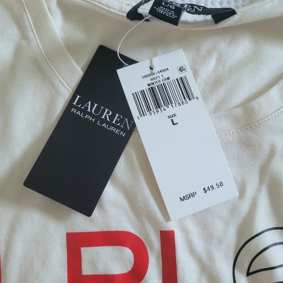 LAUREN Ralph Lauren "LRL 67" Teeđź‘• - NWT - Picture 11 of 11